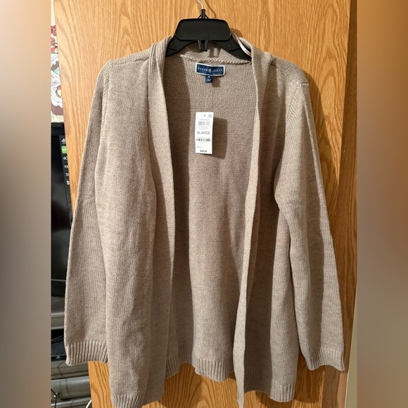 Karen Scott Chestnut Cardigan - Picture 3 of 5